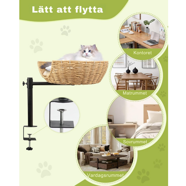 Kattbädd för ditt skrivbord