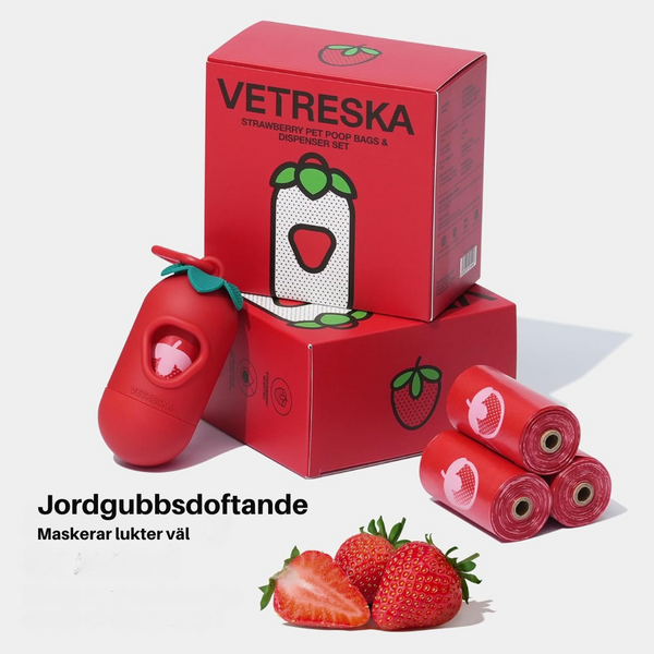 Söta Jordgubbsdoftande Bajspåsar