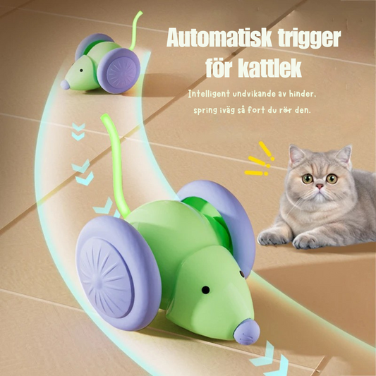 Interaktiv Kattleksak Mus