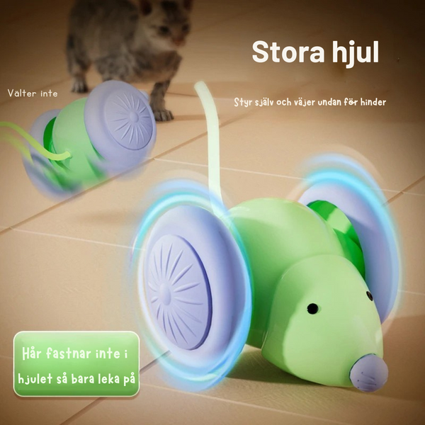 Interaktiv Kattleksak Mus